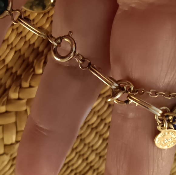 D'or 12kt GF Multi Stone Bracelet - Picture 8 of 8